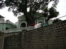 Dom Pedro V Theatre, Macau, as seen from Rua Central