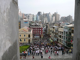 View from the ruins of St. Paul's, Macau