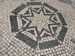 sidewalk mosaic, Taipa old village, Macau