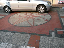 sidewalk mosaic, Taipa old village, Macau