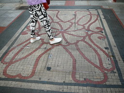 sidewalk mosaic, Taipa old village, Macau