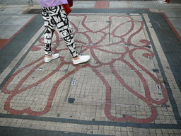 sidewalk mosaic, Taipa old village, Macau
