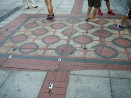 sidewalk mosaic, Taipa old village, Macau